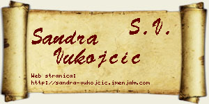 Sandra Vukojčić vizit kartica